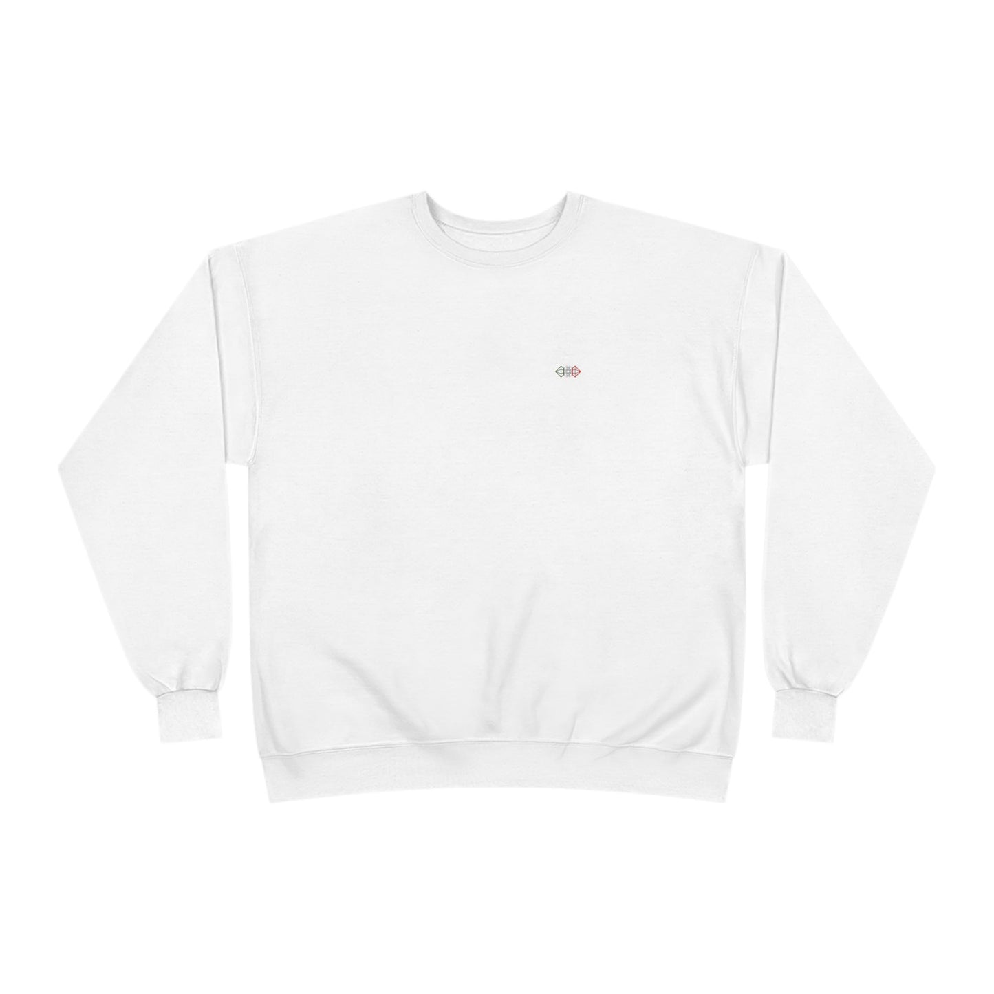Small Diamond Crewneck Sweatshirt White