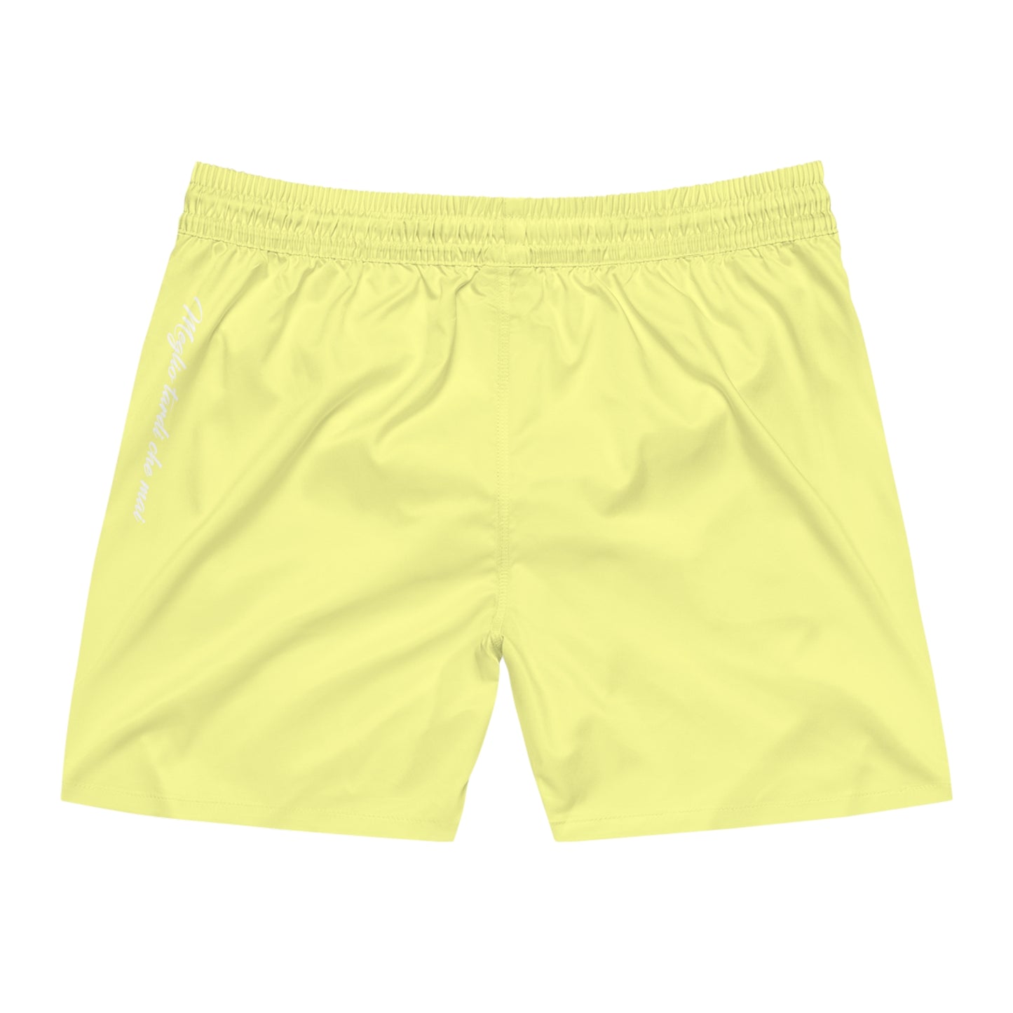 Mens Swim Trunks Pale Yello