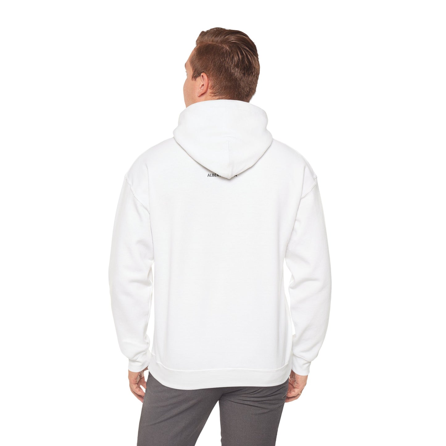 Small Diamond Hooded Sweatshirt White