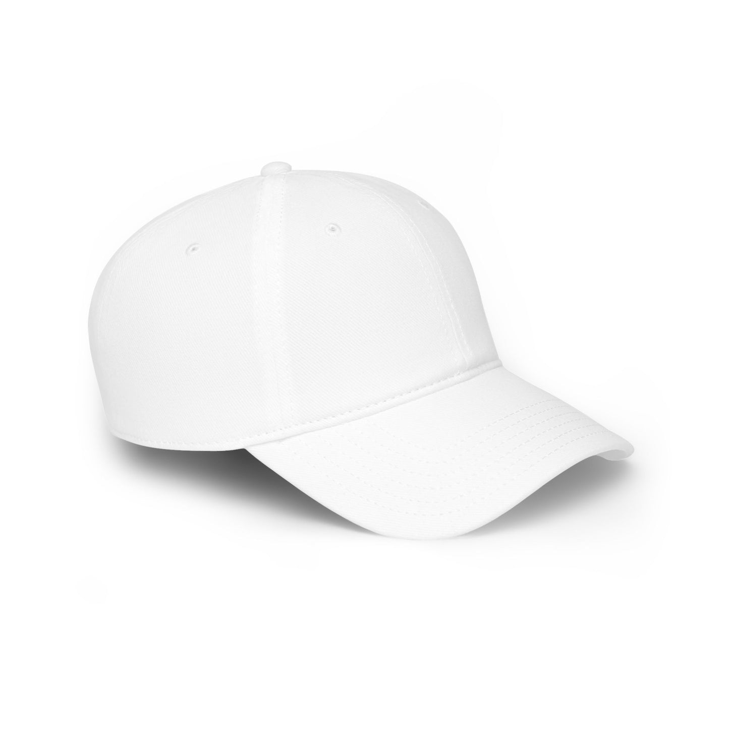 Small Diamond Baseball Cap White