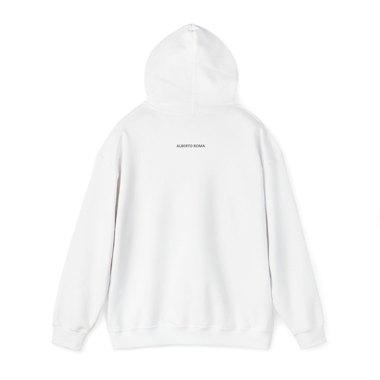 Small Diamond Hooded Sweatshirt White