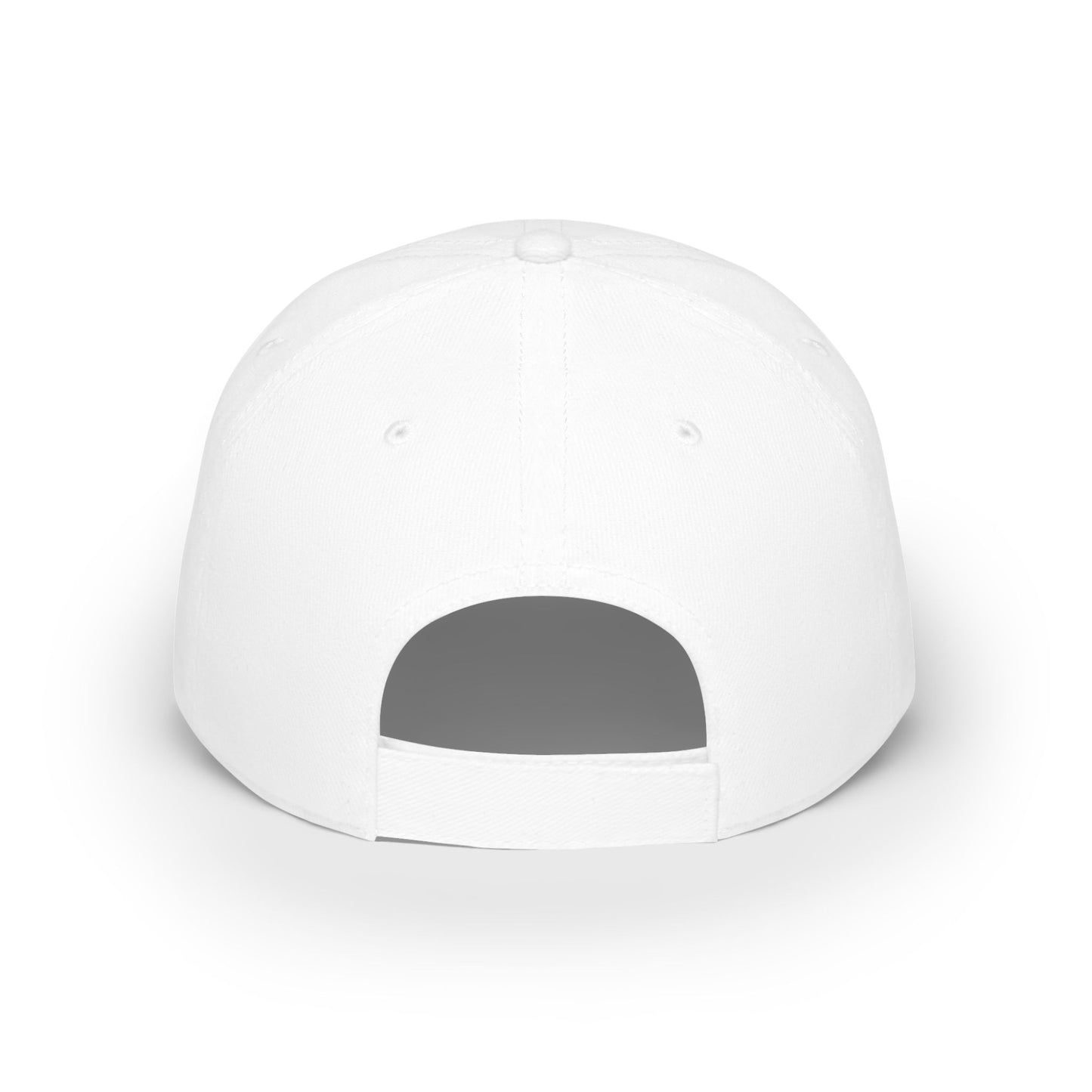 Small Diamond Baseball Cap White